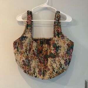 Wild Fable Floral Corset Top